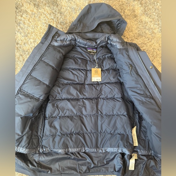 NWT Patagonia Tres 3-in-1 Parka. Navy Blue. Men’s Size Medium - Picture 8 of 13